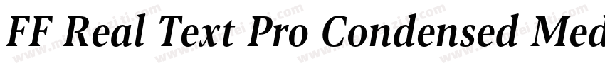 FF Real Text Pro Condensed Medium字体转换